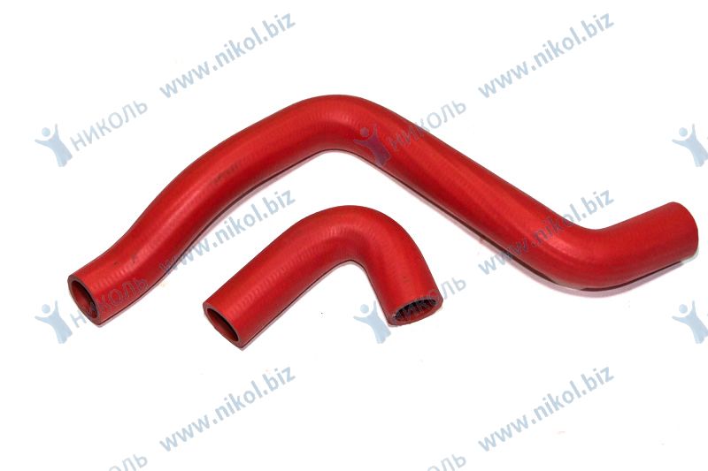 Патрубок радиатора 1118 16кл (2шт) красн CS-20 