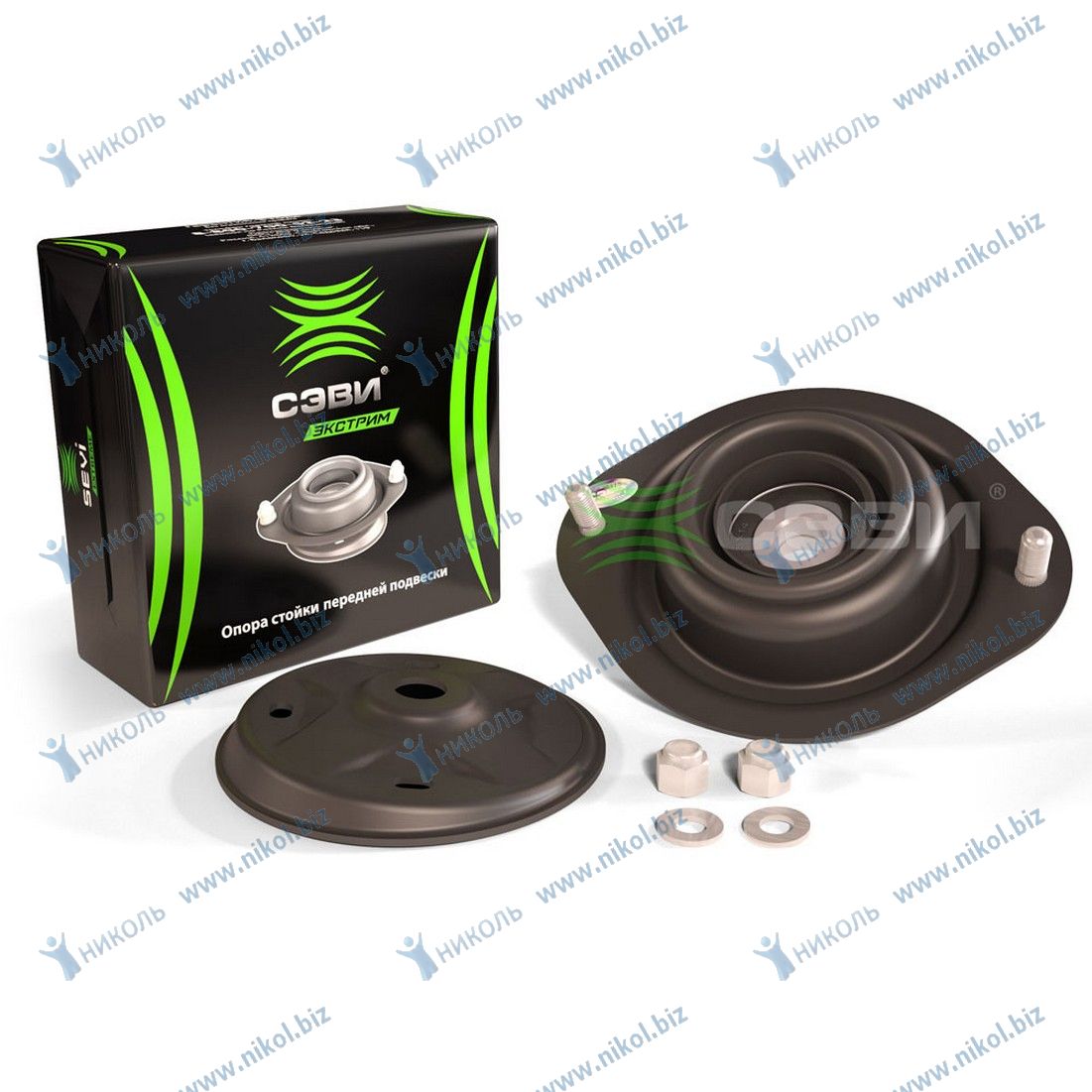 Опора амортизатора Daewoo Nexia 95-; Espero 93-99; Opel Kadett E 84-91 СЭВИ*