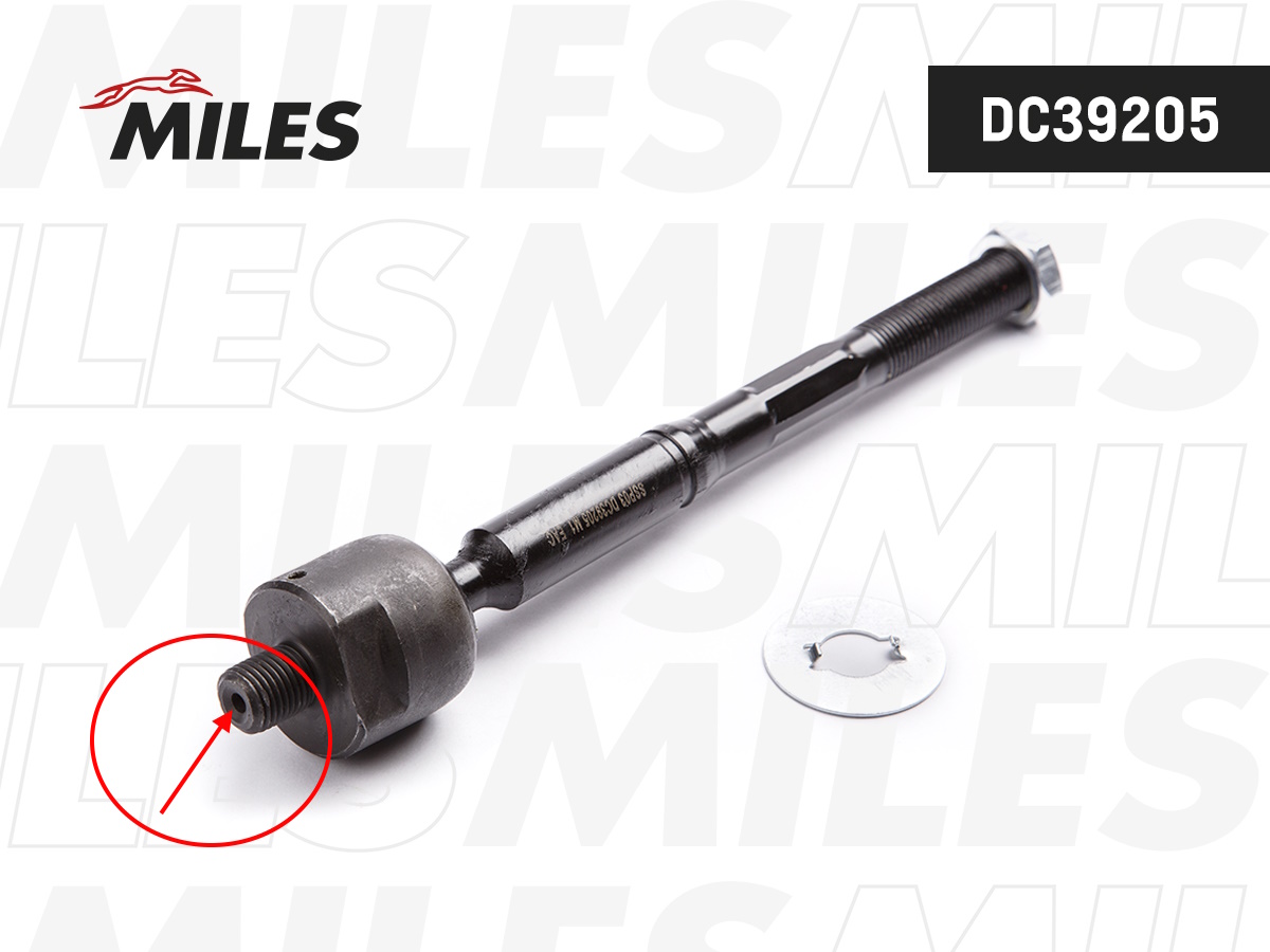 Тяга рулевая Toyota Camry, Highlander без наконечника Miles левая/правая