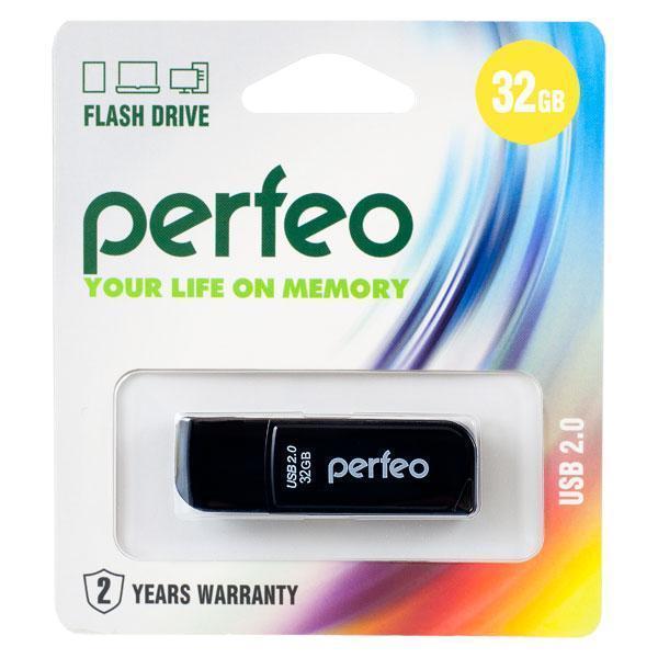 Флэш USB 32Gb Perfeo C10 Black