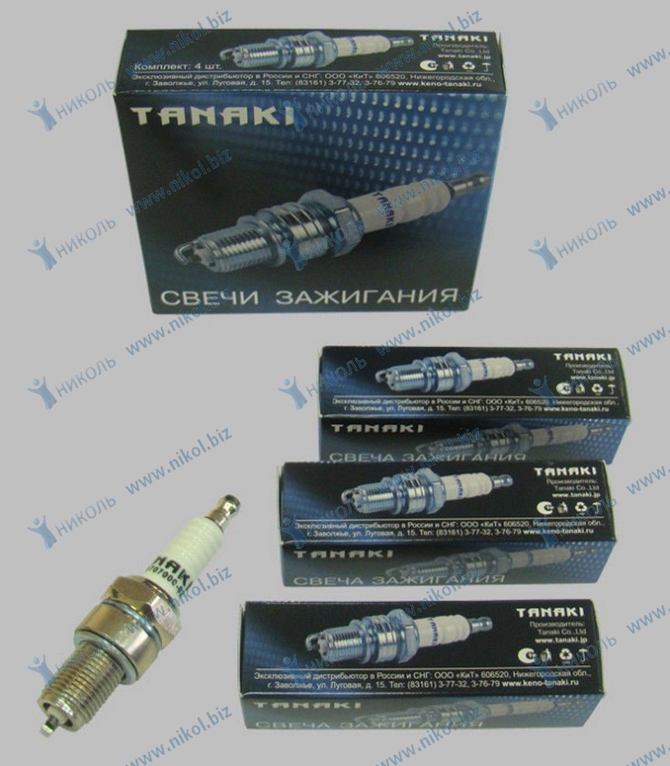 Свеча TANAKI ГАЗ дв.406 инж LR17YC (к-т=4шт)