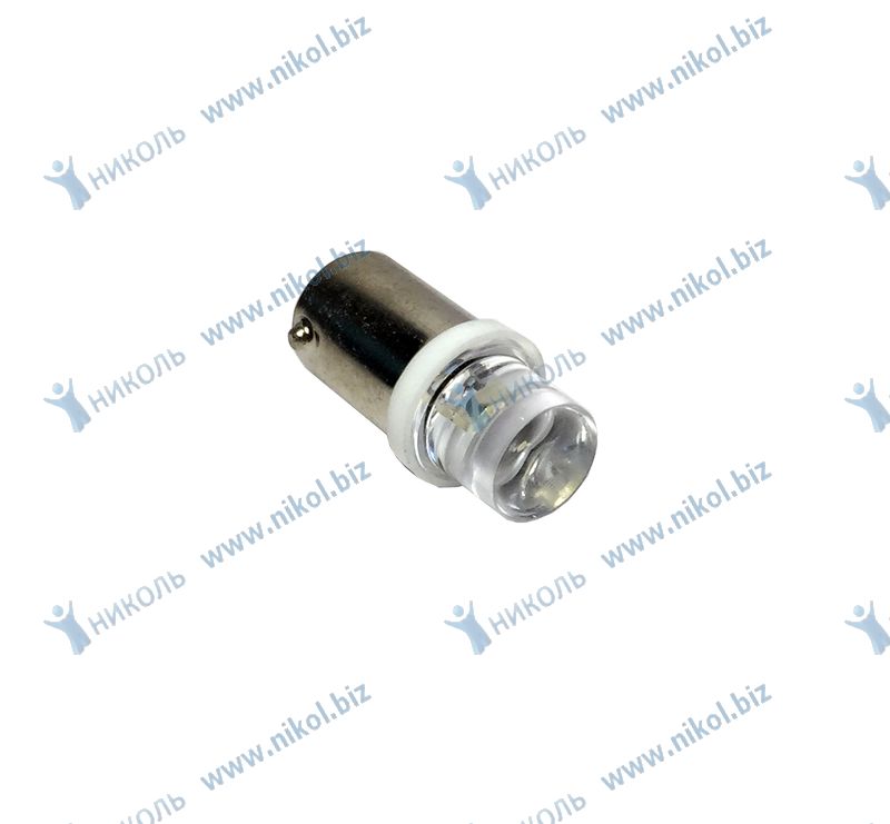 Светодиод T8-03 (1LED)T4W (BA9S)24V 0.24W 4lm к