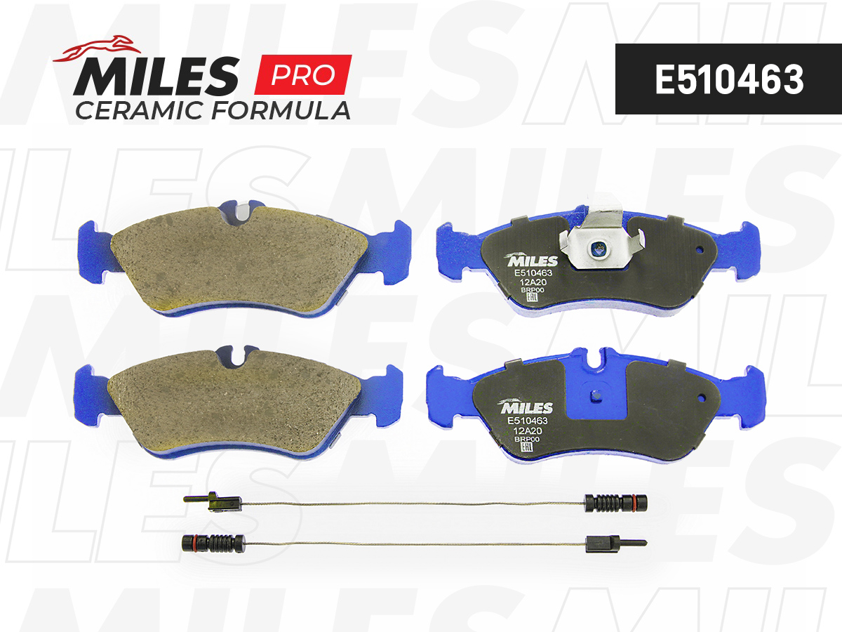 Колодки тормозные MILES E5 Ceramic MERCEDES W460/W463/SPRINTER (901-904)/VW LT 97>07 задние
