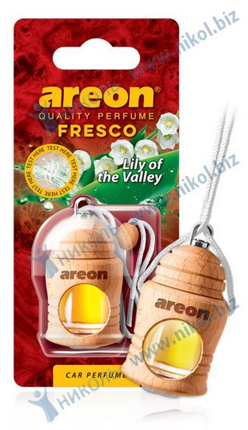 Освежитель подвесной AREON FRESCO (фреска 4мл) ландыш