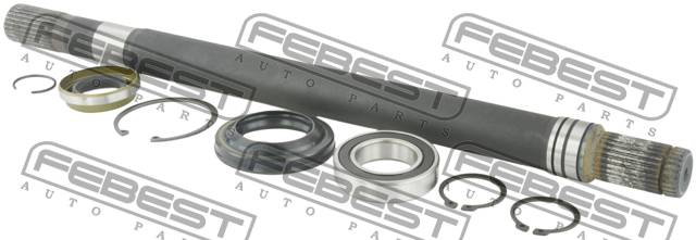 Полуось SsangYong Rexton 01-, Kyron 05-, Actyon 01- правая 27x491x27 (ремкомплект) \ FEBEST 1412-REXIRH-KIT