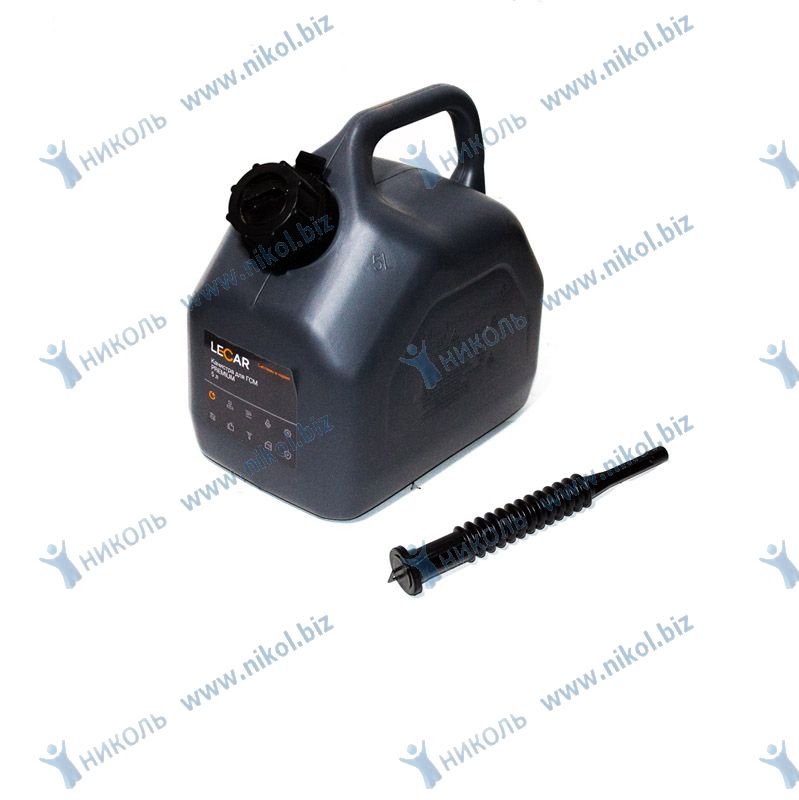 Канистра для бензина пластик (5л) LECAR