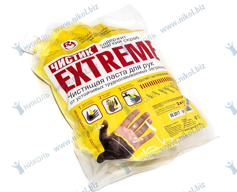 Очиститель рук ЧИСТИК Extreme (2л) дой-пак