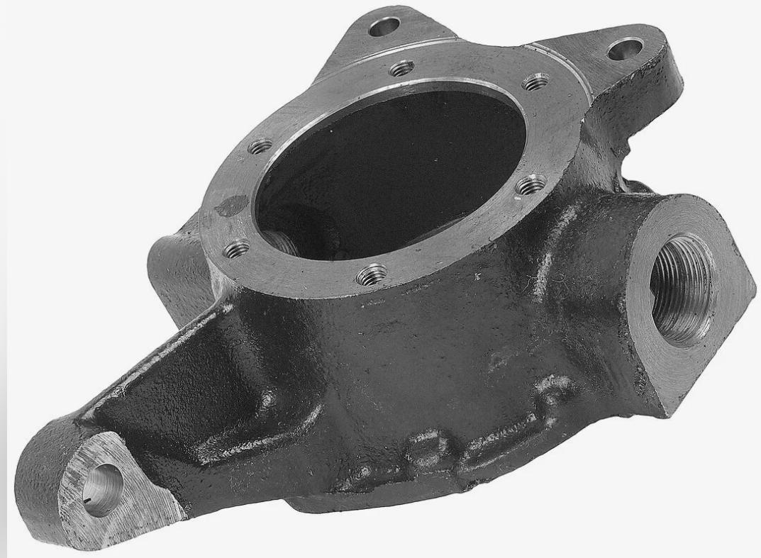 Корпус поворотного кулака УАЗ 3741, 3151 левый Гибрид ПЗИ