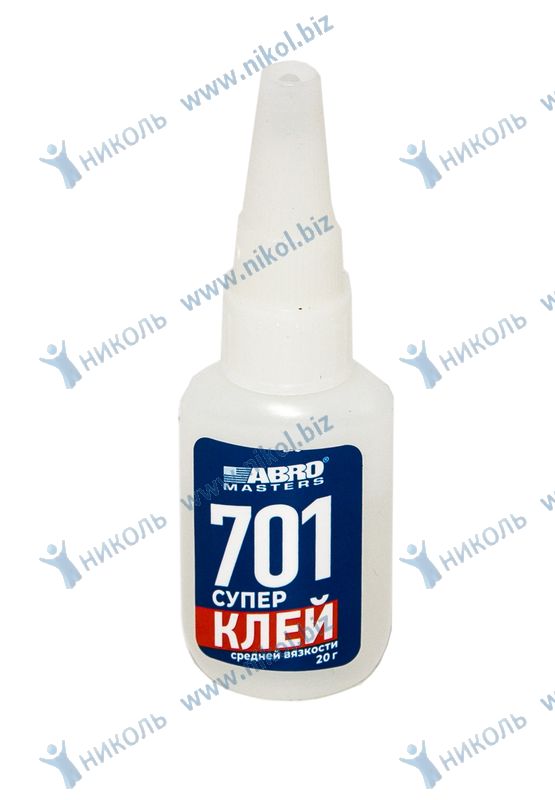 Клей (супер) ABRO MASTERS SG-020-RE (20гр) (крат_уп_10шт)