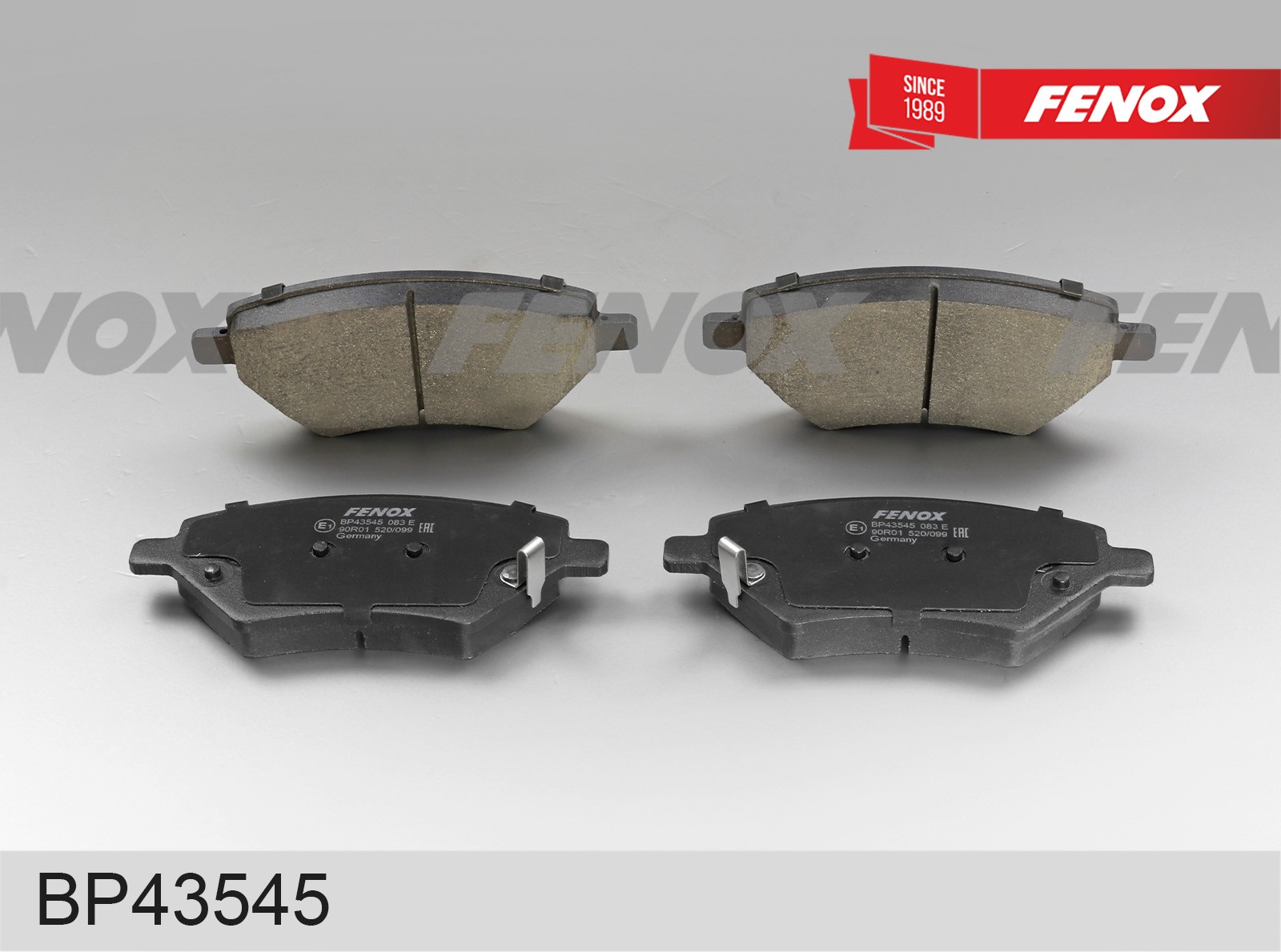 Колодки тормозные Chery Tiggo 4 17-, Tiggo 7 , Tiggo 8 Pro 21- передние \ FENOX BP43545