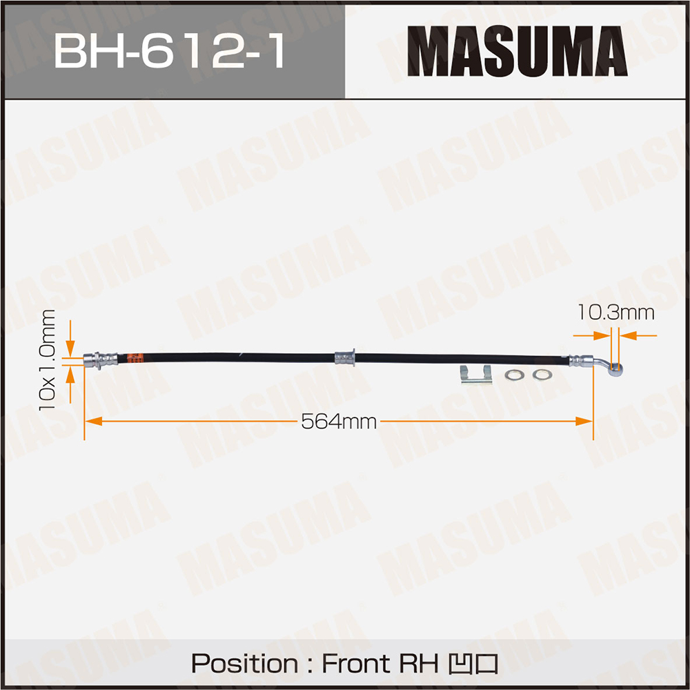 Шланг тормозной Honda CR-V / RD# front RH Masuma