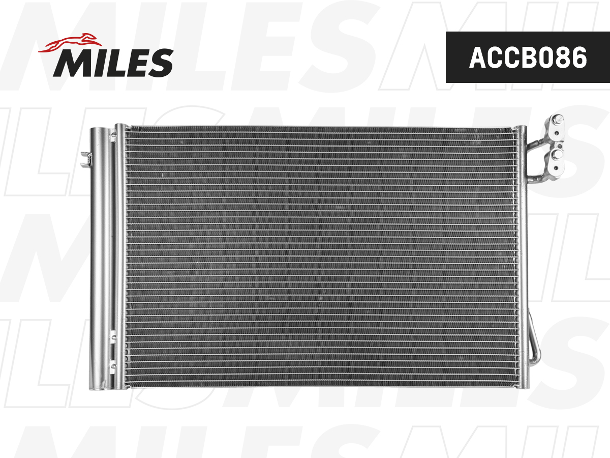 Радиатор кондиционера MILES BMW E81/E87/E90/E91 1.6-3.0 04-
