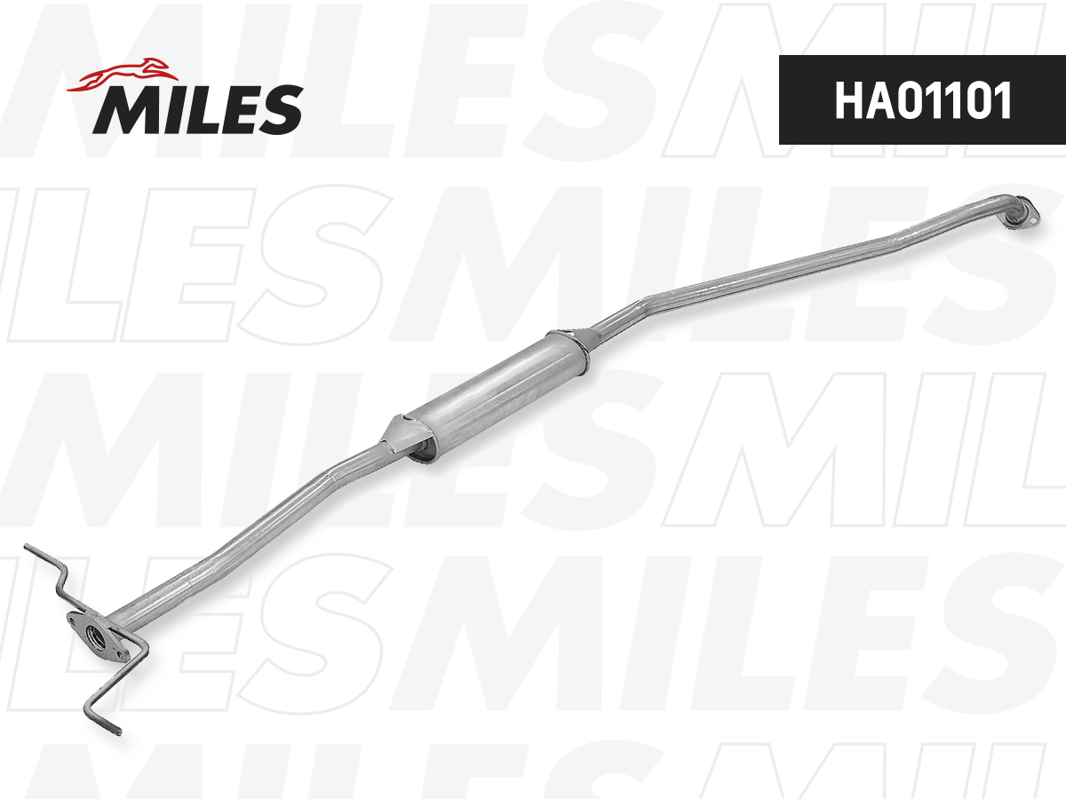 Глушитель MILES Резонатор (сталь с алюминизированным покрытием)