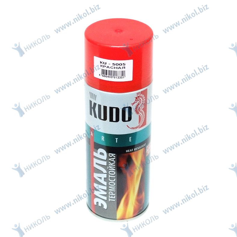 Краска аэроз красная KUDO (520мл) в/т
