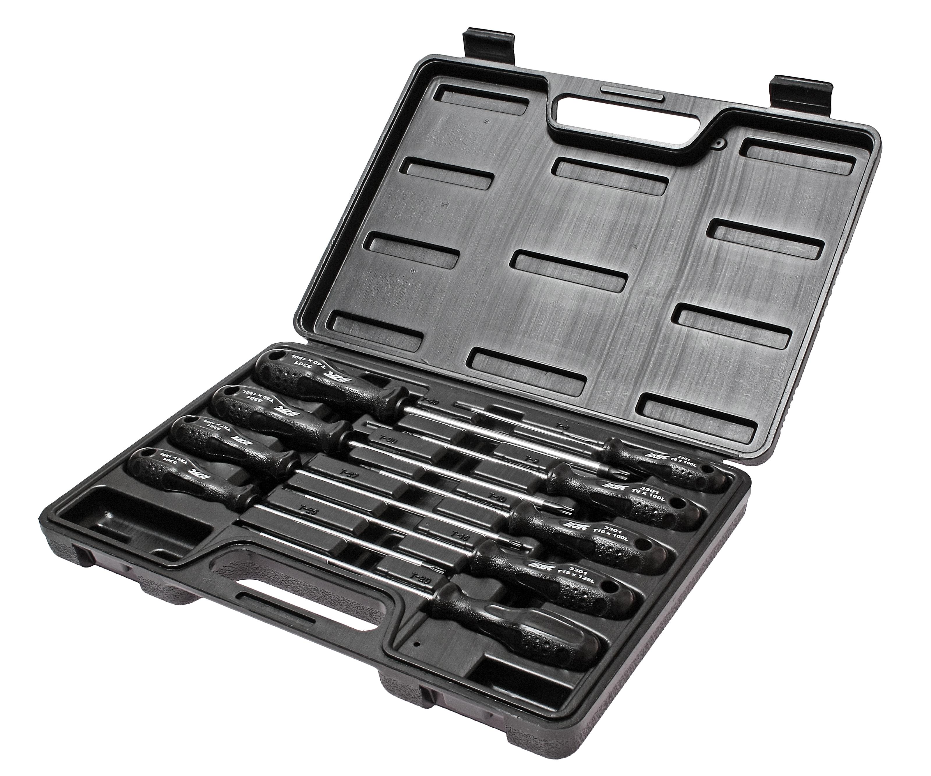 Набор отверток Torx 9 пр. T8 х100 мм-T40 х 150 мм JTC-3301 