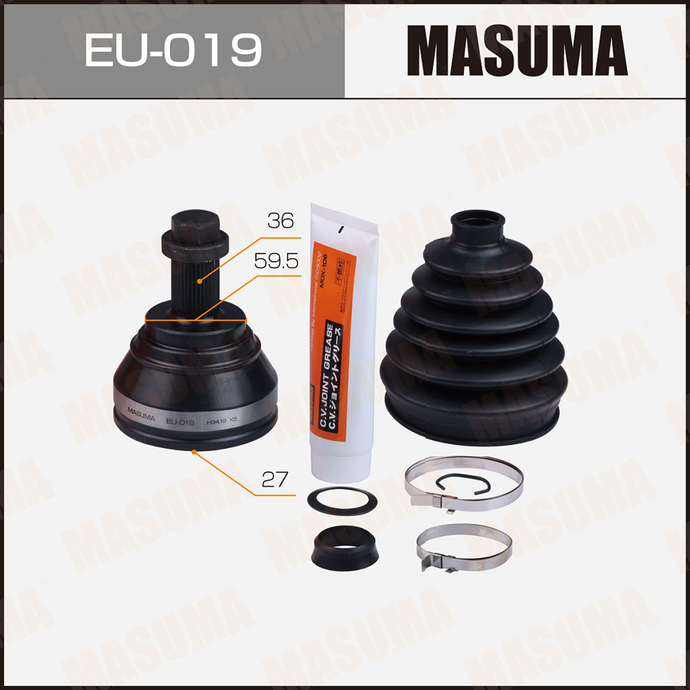 ШРУС VAG Octavia (A5 1Z) 04-, Yeti 09-, Passat (B6, B7) 05-, Tiguan I, II 07- наружный Masuma