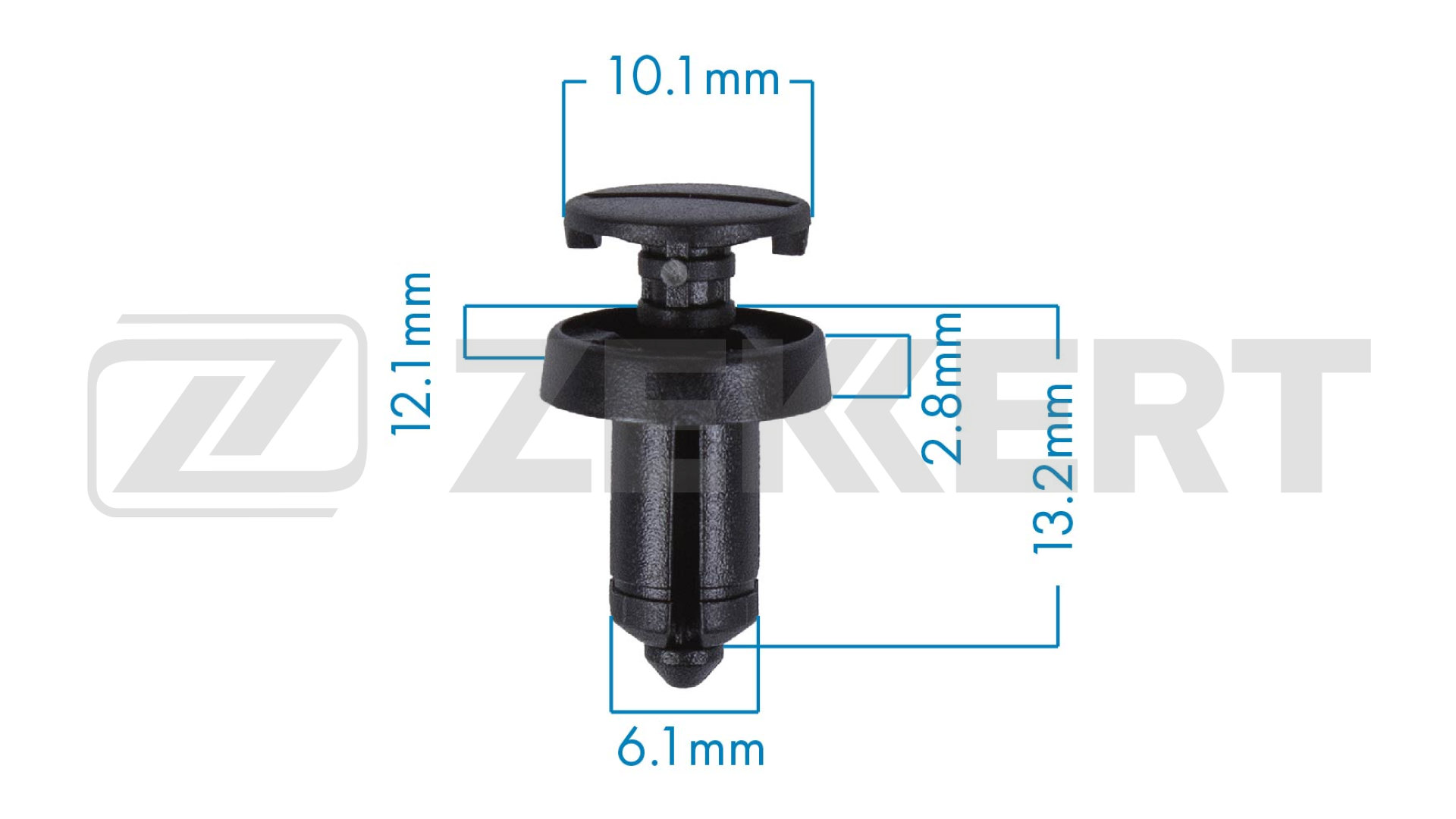 Клипса крепёжная Alfa Romeo Citroen Fiat Lancia Renault (миним. кол-во заказа 10 шт.)
