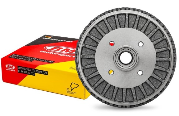 Барабан тормозной для а/м Lada Largus 12-, Renault Captur, Logan 07- Nissan Almera 12- (с подшип. +ABS) BM