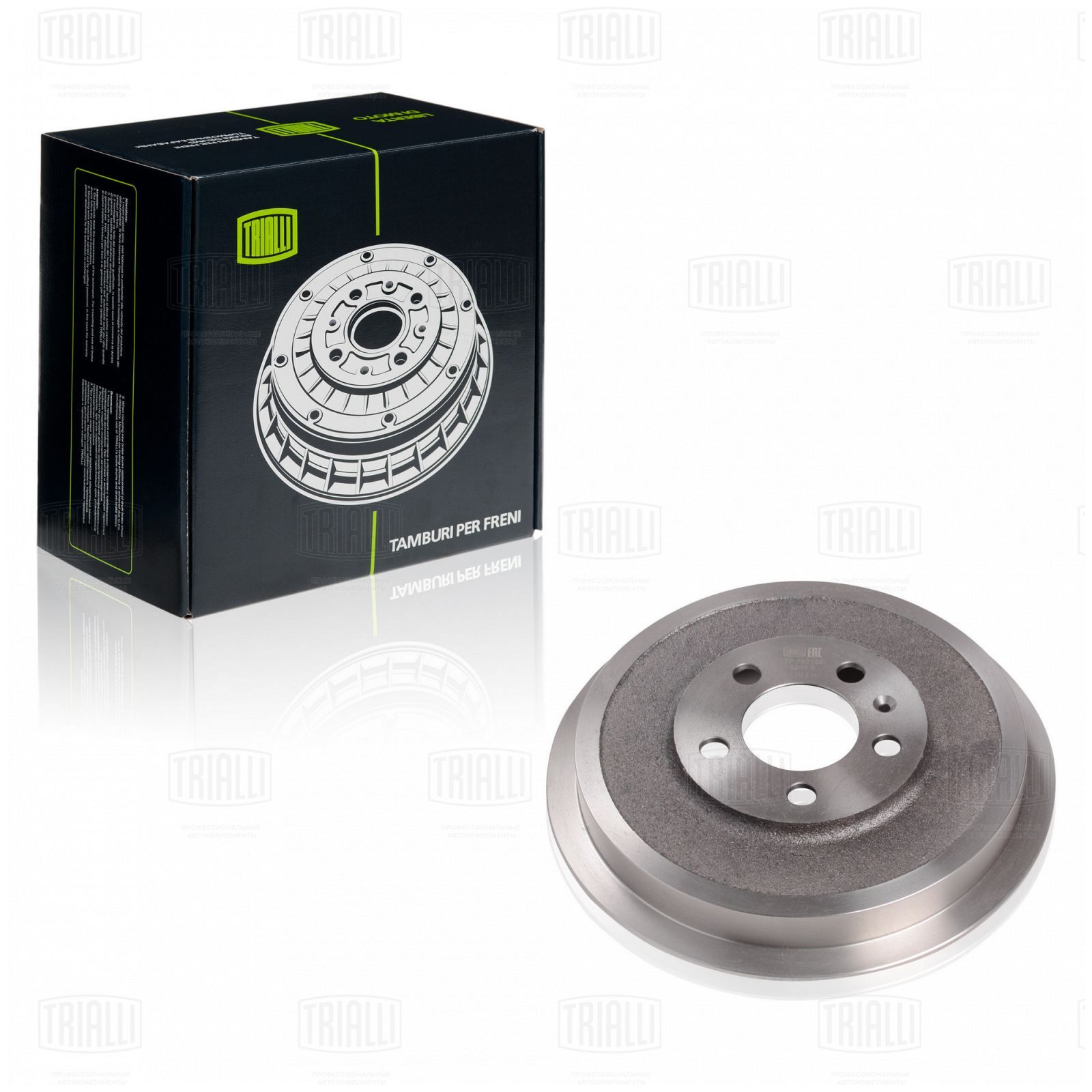 Барабан тормозной VAG Octavia I (1U), II (1Z) 96-, Roomster 06-, Polo Sedan (RUS) 10- Trialli