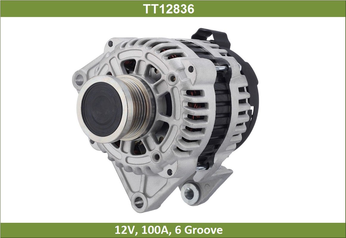 Генератор Daewoo Gentra 13- 1.5i Chevrolet Cobalt 100A, 6-Groove Tesla Technics