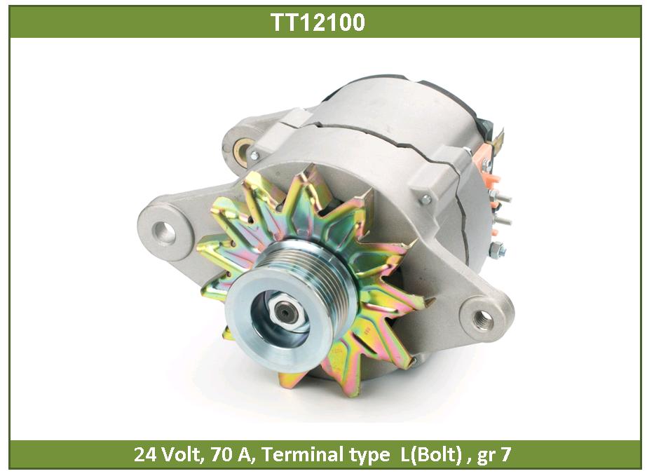 Генератор КАМАЗ UQB180 Cummins China 24V, 70A Tesla Technics