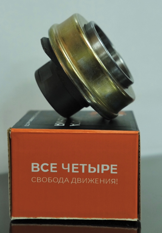 Подшипник выжимной УАЗ 3163 в сборе 5 ступеней лепестковое вилка н/образца 29 мм Все Четыре