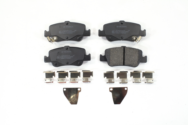 Колодки тормозные Toyota Corolla (E150,E180) 06-, Auris (E150,E180) 07- задние (Bosch) \ GDB3480 ZFR