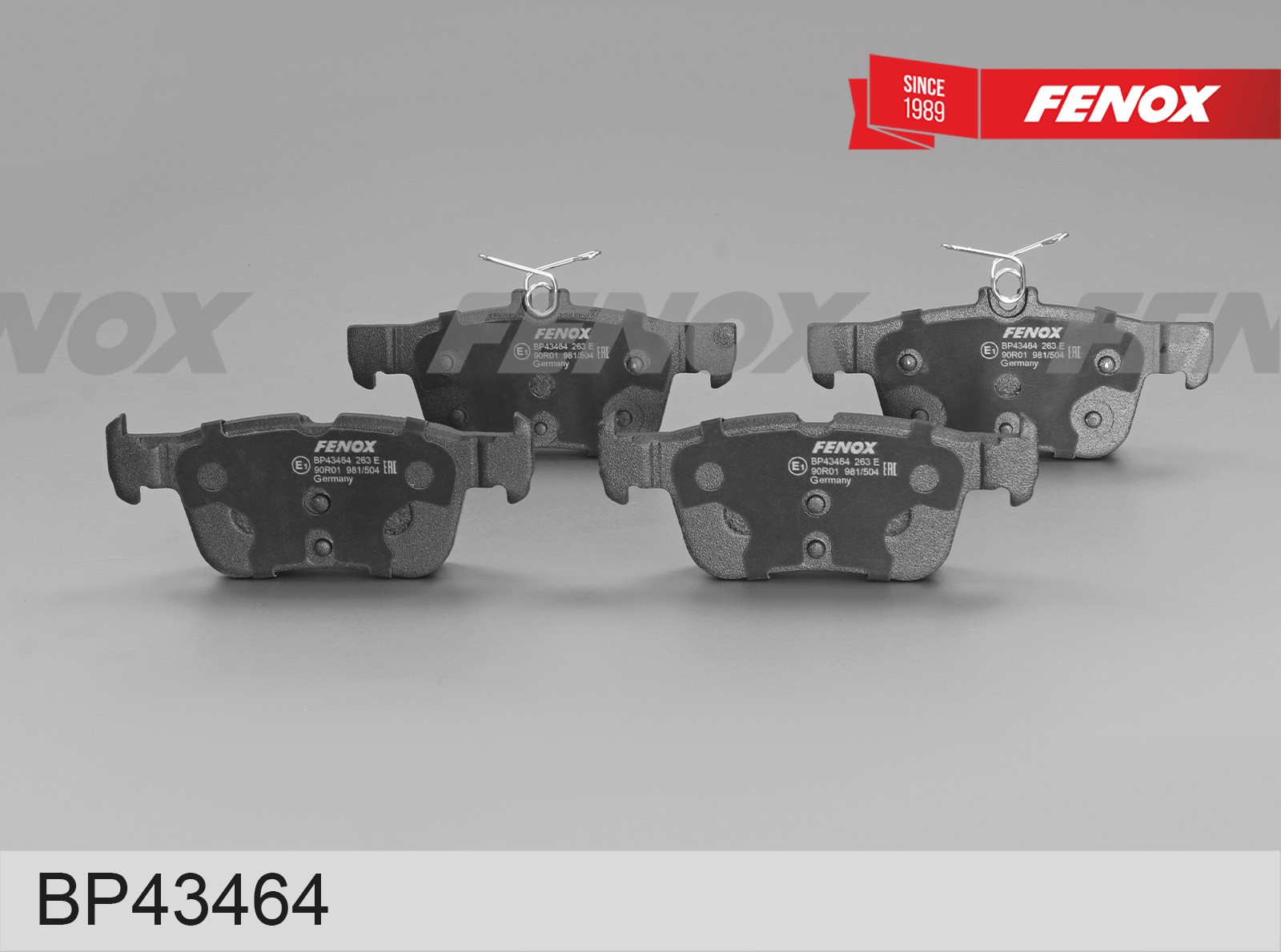 Колодки тормозные Ford Mondeo V 14-, Galaxy 15-, S-Max 15- задние \ FENOX BP43464