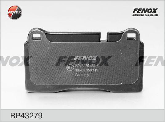Колодки тормозные VW Touareg 02- передние (Brembo systems) \ FENOX BP43279