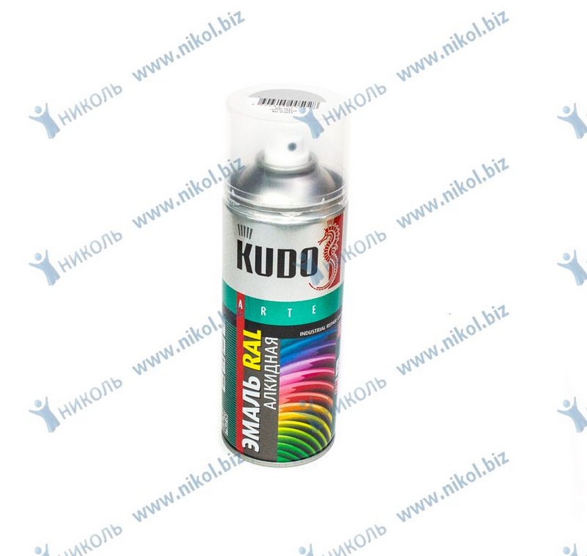 Краска аэроз серая светлая KUDO RAL (520мл)