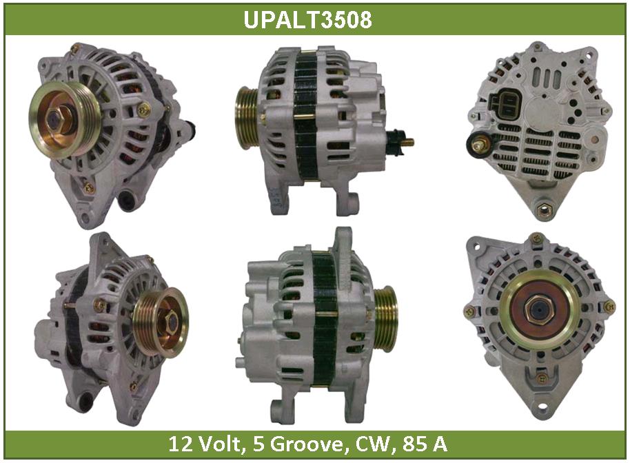 Генератор Mitsubishi Pajero 3.0 V6 Sport 12V, 90A, 5-Groove Pulley Tesla Technics