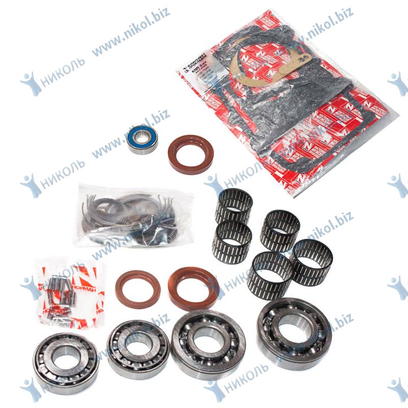 Подшипник КПП Газ после 2003 (с ролик подш) полный р/к-т НОРМАН Люкс