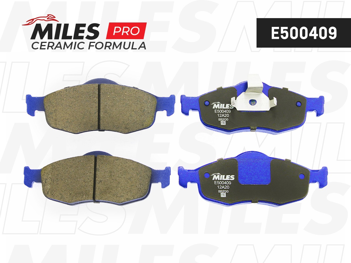 Колодки тормозные MILES E5 Ceramic FORD SCORPIO 2.5T/2.9 94>98/MONDEO 92>/96>00 без датч.передние