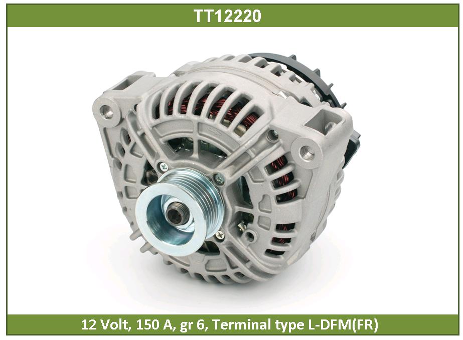 Генератор Mercedes-Benz E210/211/220 12V, 150A TESLA TECHNICS