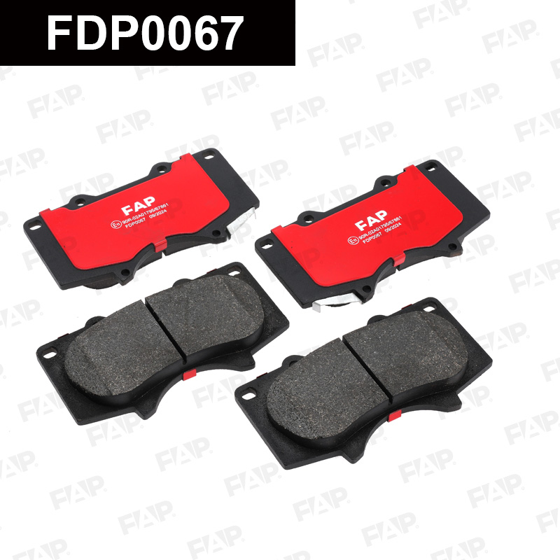 Колодки тормозные TOYOTA Fortuner 2.5L 2005.01-2015.05 перед. смесь CERAMIC FAP