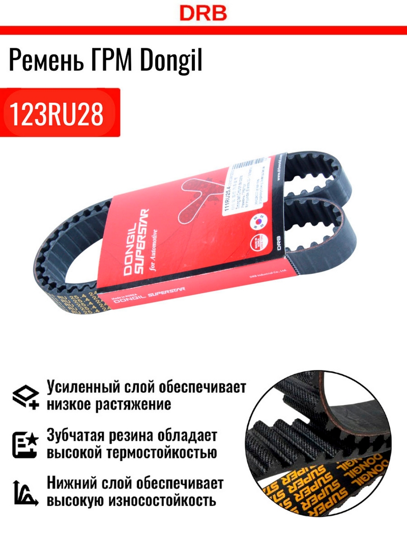 Ремень ГРМ Hyundai Santa FE, Tucson/Kia Sportage Diesel