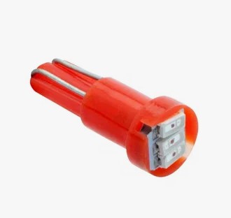 Светодиод 12 В 1,2 Вт без цоколя красный 3 SMD (приборная) 10 шт. Маяк