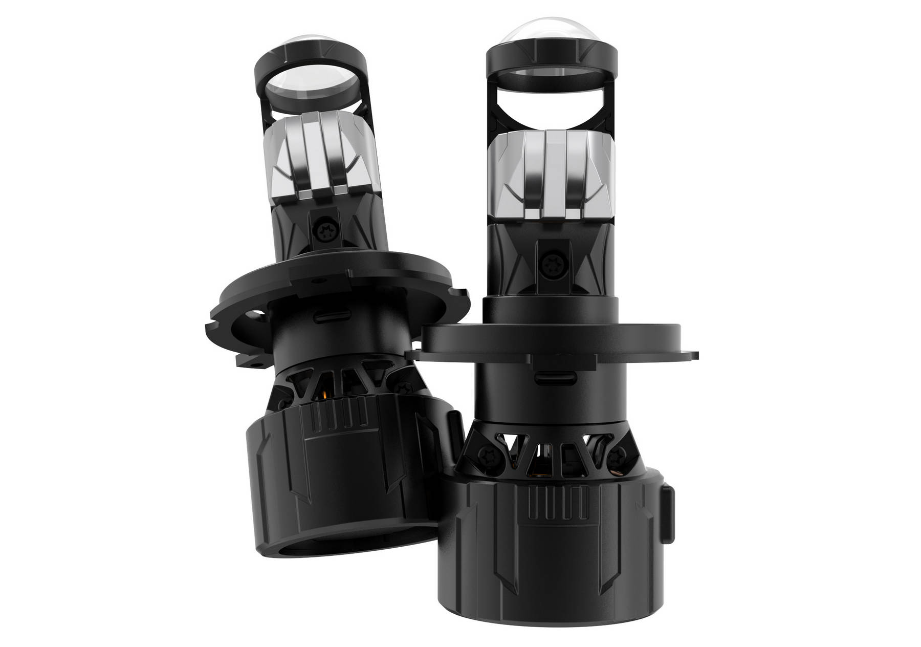 Лампа светодиод. H4 ECO LENS, 45Вт, 5700Лм (2850Лм x 2), 6500К, 12/24В, кмпл. 2 шт. Airline