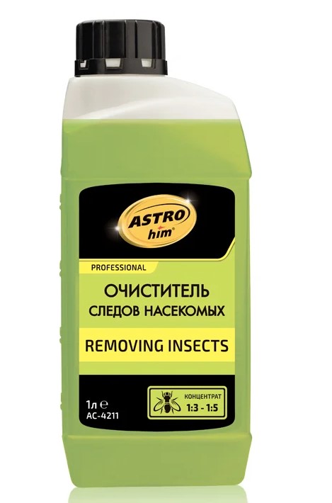 Очиститель кузова Астрохим от насекомых Removihg Insects концентрат 1 л