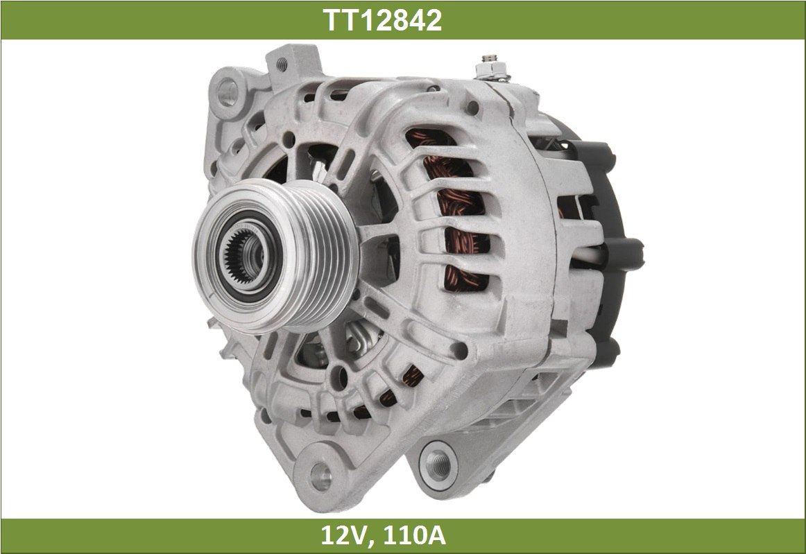 Генератор Nissan X-Trail (T31) 07-, Teana 11-, Renault Koleos 08- 2.5i 110A Tesla Technics