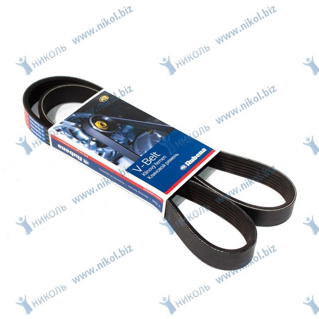 Ремень 6PK1220 Rubena Газ ЗМЗ-406 без ГУР поликлин