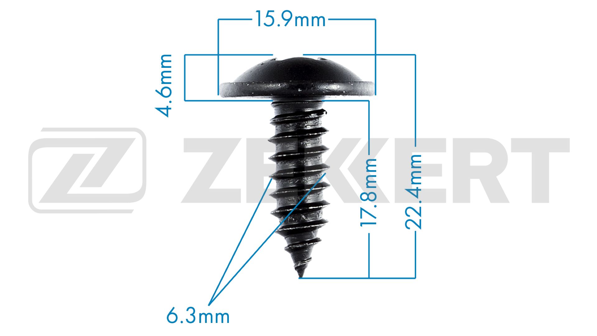 Саморез ZEKKERT BE2587 Hyundai