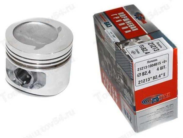 Поршни для а/м ВАЗ 21213 ф 82,4 группа E (кольца, пальцы) TDMK