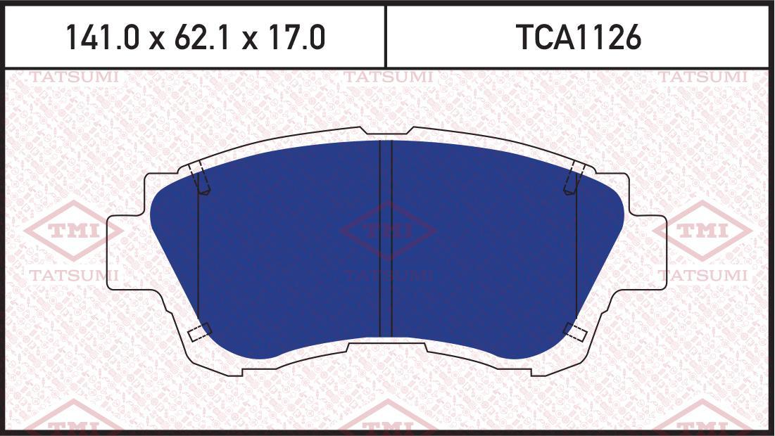 Колодки тормозные TATSUMI TOYOTA Camry/Celica 91->LEXUS ES/LS 91->