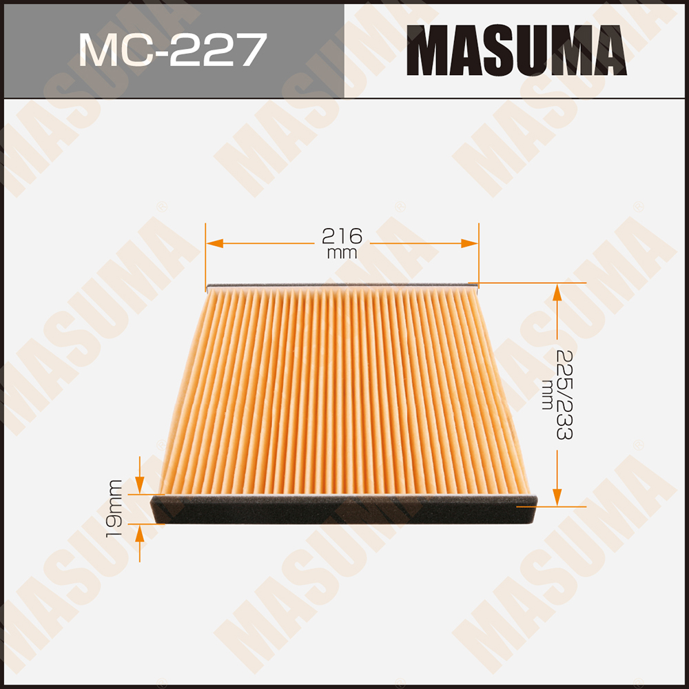 Фильтр салона Toyota Altezza 98-05, Crown 00-, Highlander 03-07; Lexus IS 99-, RX 98- MASUMA
