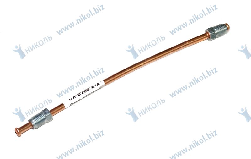Трубка тормозная d=5мм медн штуцер М10*1 20 см OTIDO