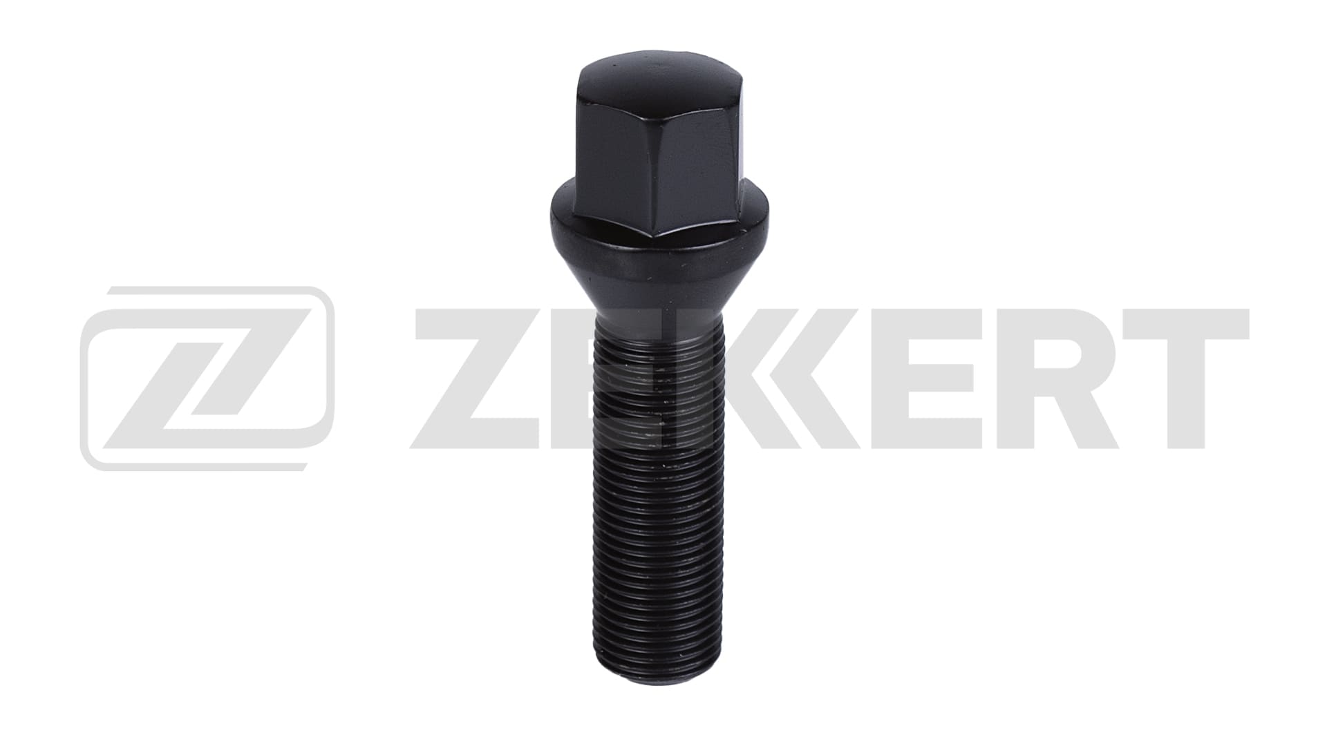 Болт колесный конус М14x1 25 длина резьбы 42 ключ 17 черное покрытие