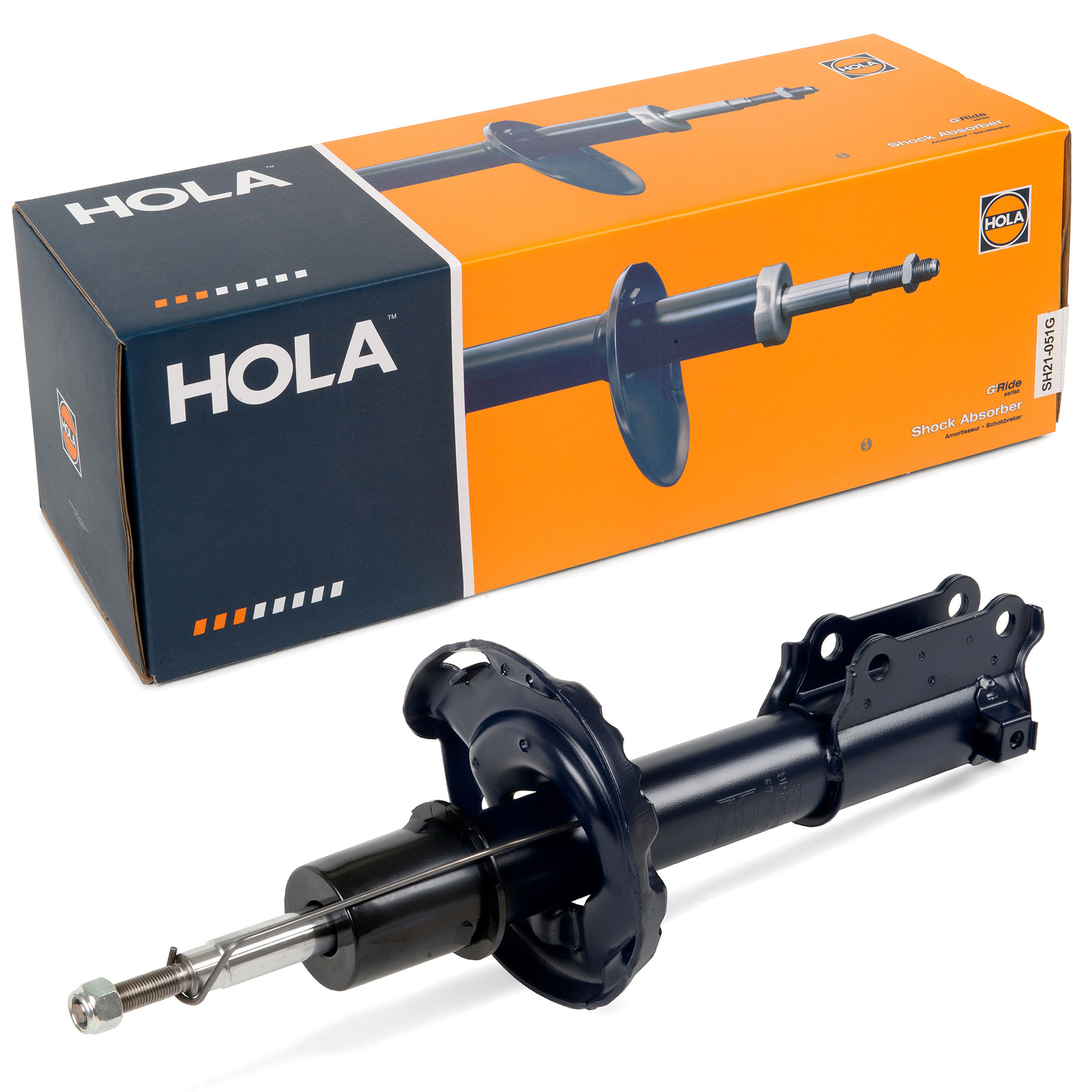 Амортизатор Hyundai Solaris 17- передний Hola газовый левый G'Ride