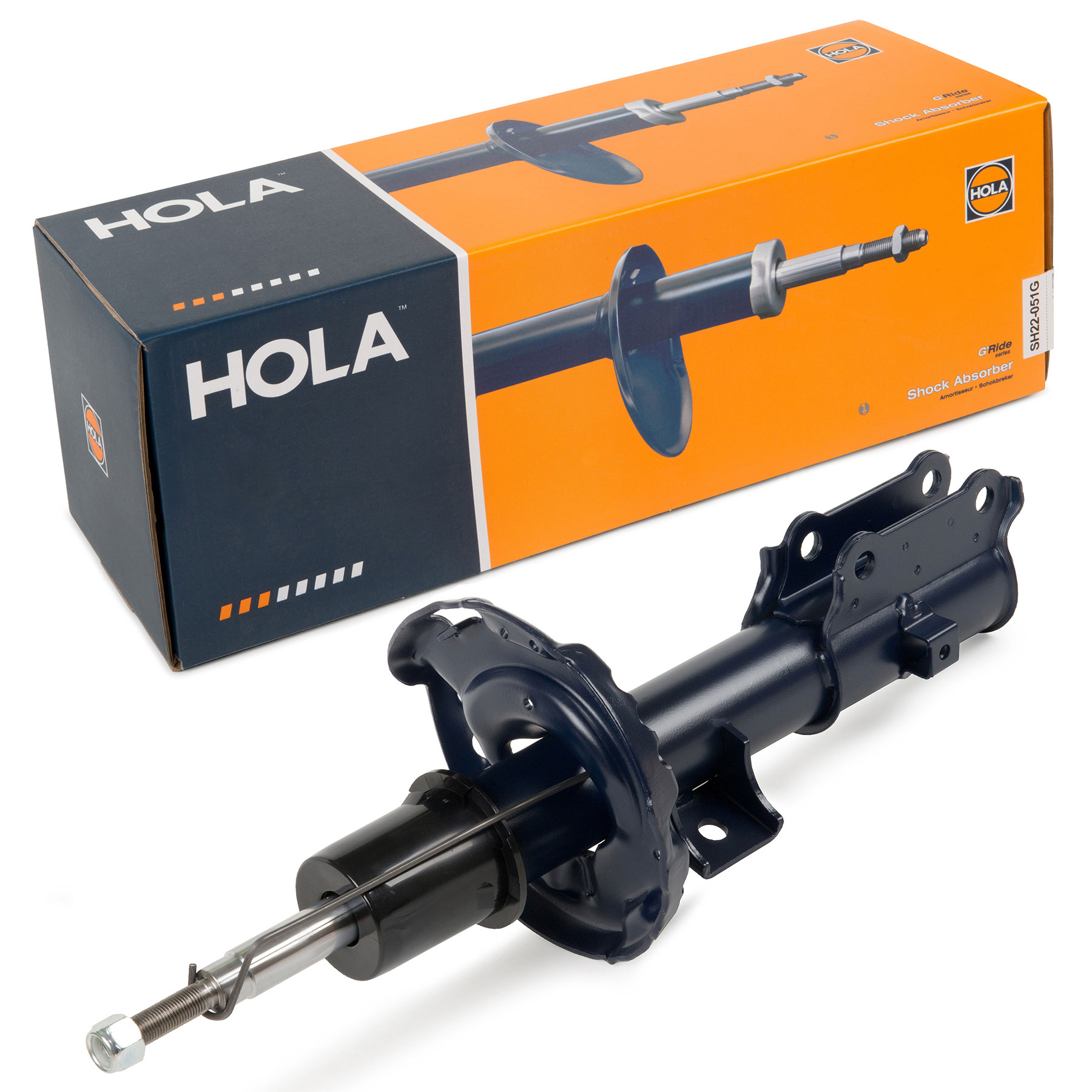 Амортизатор Hyundai Solaris 17- передний Hola газовый правый G'Ride