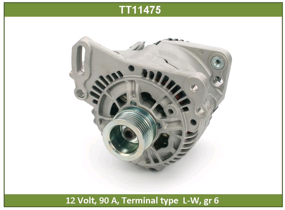 Генератор VW Golf IV 1.8 , Caddy II 1.4 TESLA TECHNICS